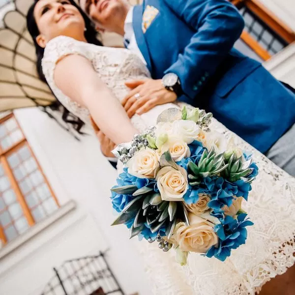 Detaliu buchet la casa de casatorii a sectorului 3 Bucuresti