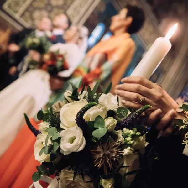 Fotografie cununia religioasa Maria si Radu