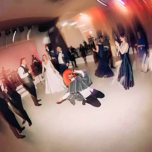 Fotografie de nunta abstracta