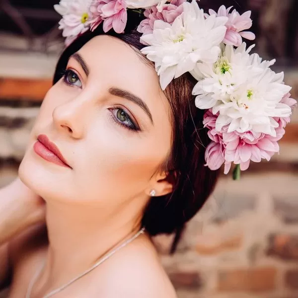 Fotografie detaliu profil mireasa trash the dress