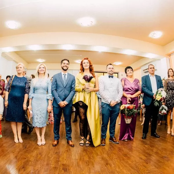 Fotografie miri si nasi cununie civila Mihaela si Marian