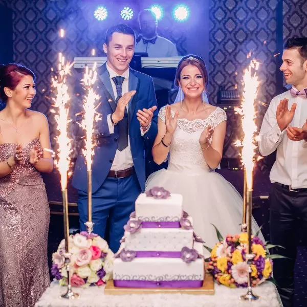 Fotografie tortul mirilor nunta Mihaela si Marian